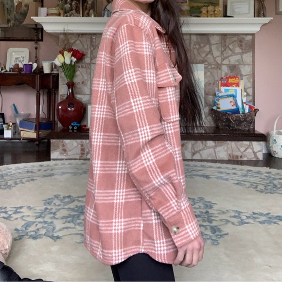 NWOT Tribal Jeans Plaid Shacket - Picture 5 of 10